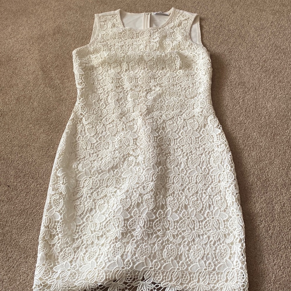 Calvin Klein dress cream size 4